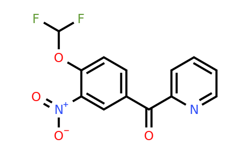 1261807-62-8 | 2-(4-(Difluoromethoxy)-3-nitrobenzoyl)pyridine