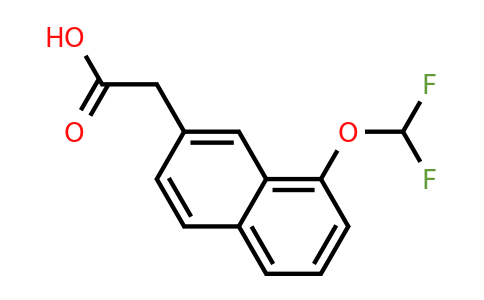 1261808-11-0 | 1-(Difluoromethoxy)naphthalene-7-acetic acid