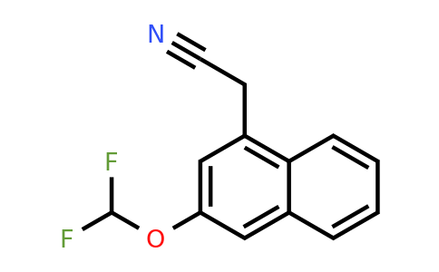 1261808-14-3 | 2-(Difluoromethoxy)naphthalene-4-acetonitrile