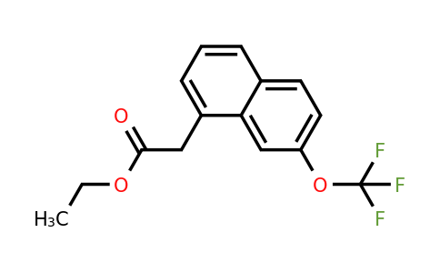 1261808-98-3 | Ethyl 2-(trifluoromethoxy)naphthalene-8-acetate