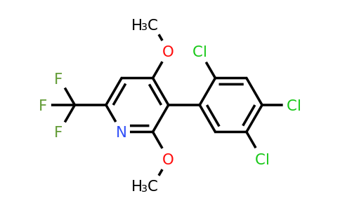 1261809-99-7 | 2,4-Dimethoxy-3-(2,4,5-trichlorophenyl)-6-(trifluoromethyl)pyridine