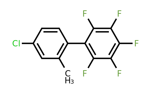 1261810-06-3 | 4'-Chloro-2'-methyl-2,3,4,5,6-pentafluorobiphenyl