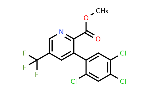 1261812-13-8 | Methyl 3-(2,4,5-trichlorophenyl)-5-(trifluoromethyl)picolinate