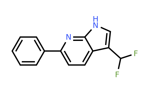 3-(Difluoromethyl)-6-phenyl-1H-pyrrolo[2,3-b]pyridine