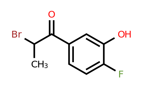 1261814-67-8 | 2-Bromo-4'-fluoro-3'-hydroxypropiophenone