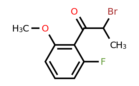 1261814-88-3 | 2-Bromo-2'-fluoro-6'-methoxypropiophenone