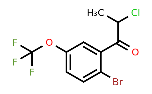 1261816-19-6 | 2'-Bromo-2-chloro-5'-(trifluoromethoxy)propiophenone