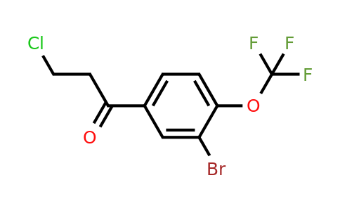 1261816-29-8 | 3'-Bromo-3-chloro-4'-(trifluoromethoxy)propiophenone