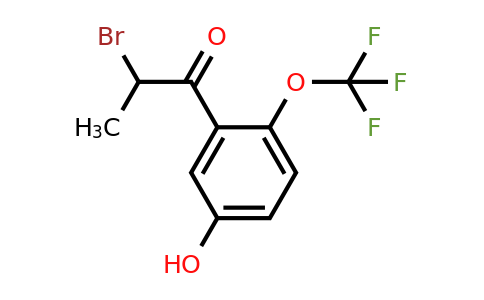 1261816-32-3 | 2-Bromo-5'-hydroxy-2'-(trifluoromethoxy)propiophenone