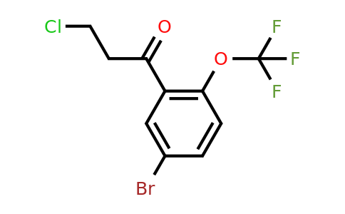 1261816-37-8 | 5'-Bromo-3-chloro-2'-(trifluoromethoxy)propiophenone