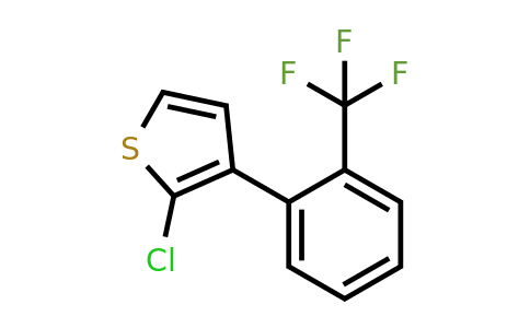 1261816-91-4 | 2-Chloro-3-(2-(trifluoromethyl)phenyl)thiophene