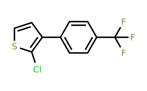 1261816-96-9 | 2-Chloro-3-(4-(trifluoromethyl)phenyl)thiophene