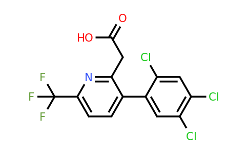 1261817-58-6 | 3-(2,4,5-Trichlorophenyl)-6-(trifluoromethyl)pyridine-2-acetic acid