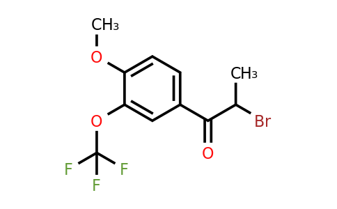 1261818-28-3 | 2-Bromo-4'-methoxy-3'-(trifluoromethoxy)propiophenone