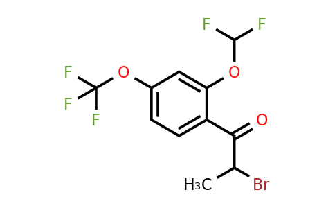 1261819-34-4 | 2-Bromo-2'-(difluoromethoxy)-4'-(trifluoromethoxy)propiophenone