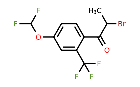 1261819-41-3 | 2-Bromo-4'-(difluoromethoxy)-2'-(trifluoromethyl)propiophenone
