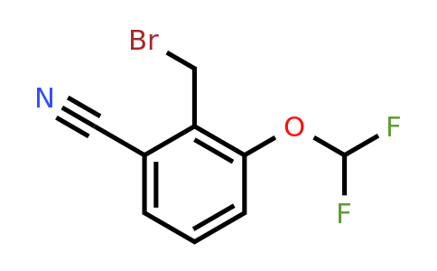 1261819-43-5 | 2-(Bromomethyl)-3-(difluoromethoxy)benzonitrile