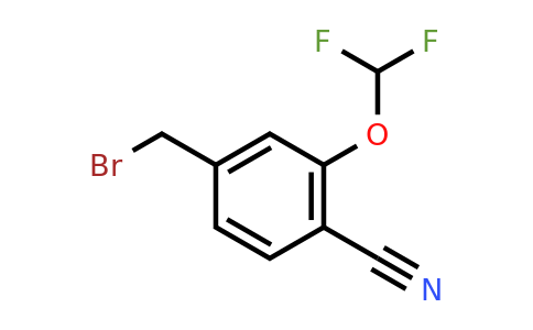 1261819-52-6 | 4-(Bromomethyl)-2-(difluoromethoxy)benzonitrile