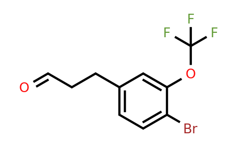 1261820-85-2 | 3-(4'-Bromo-3'-(trifluoromethoxy)phenyl)propionaldehyde
