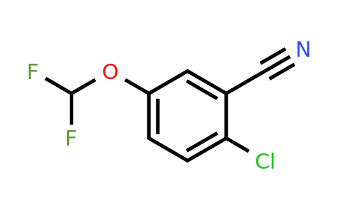 1261821-09-3 | 2-Chloro-5-(difluoromethoxy)benzonitrile
