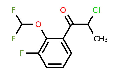 1261821-13-9 | 2-Chloro-2'-(difluoromethoxy)-3'-fluoropropiophenone