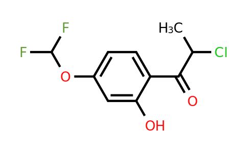 1261821-15-1 | 2-Chloro-4'-(difluoromethoxy)-2'-hydroxypropiophenone