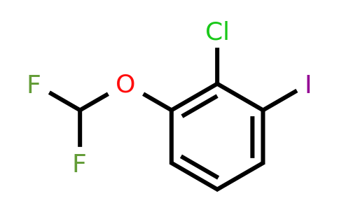 1261821-19-5 | 2-Chloro-3-(difluoromethoxy)iodobenzene