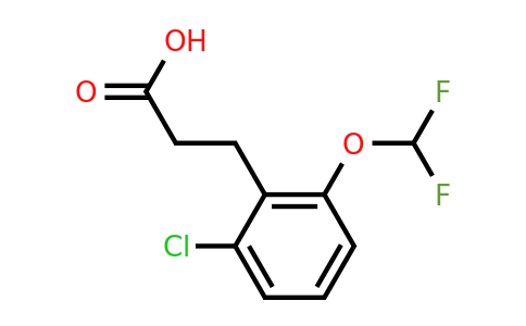 1261821-24-2 | 3-(2'-Chloro-6'-(difluoromethoxy)phenyl)propionic acid