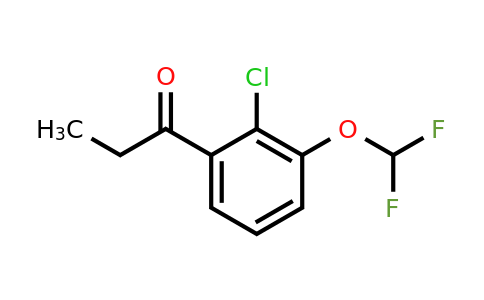1261821-25-3 | 2'-Chloro-3'-(difluoromethoxy)propiophenone