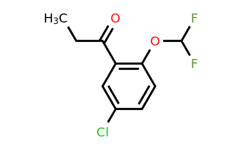 1261821-27-5 | 5'-Chloro-2'-(difluoromethoxy)propiophenone