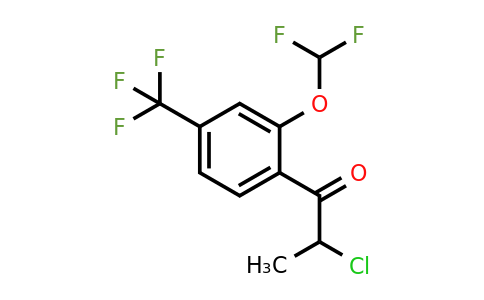 1261821-28-6 | 2-Chloro-2'-(difluoromethoxy)-4'-(trifluoromethyl)propiophenone