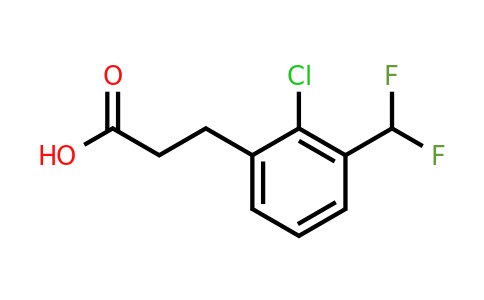 1261821-39-9 | 3-(2'-Chloro-3'-(difluoromethyl)phenyl)propionic acid