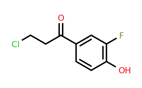 1261821-51-5 | 3-Chloro-3'-fluoro-4'-hydroxypropiophenone
