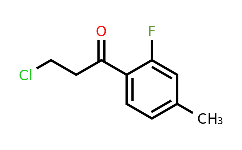 1261821-54-8 | 3-Chloro-2'-fluoro-4'-methylpropiophenone