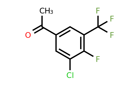 1261821-57-1 | 3'-Chloro-4'-fluoro-5'-(trifluoromethyl)acetophenone
