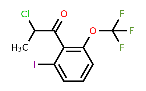 1261821-88-8 | 2-Chloro-2'-iodo-6'-(trifluoromethoxy)propiophenone