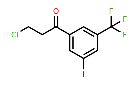1261821-95-7 | 3-Chloro-3'-iodo-5'-(trifluoromethyl)propiophenone