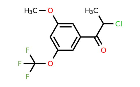 1261822-16-5 | 2-Chloro-3'-methoxy-5'-(trifluoromethoxy)propiophenone