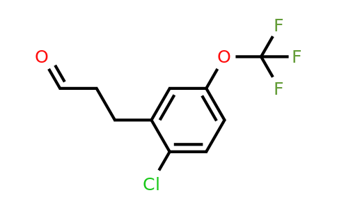 1261822-92-7 | 3-(2'-Chloro-5'-(trifluoromethoxy)phenyl)propionaldehyde