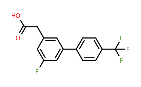 1261824-53-6 | 5-Fluoro-4'-(trifluoromethyl)biphenyl-3-acetic acid