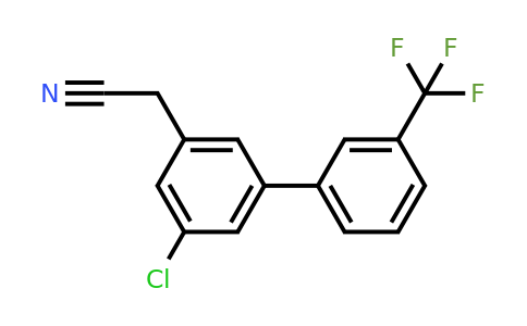 1261824-57-0 | 5-Chloro-3'-(trifluoromethyl)biphenyl-3-acetonitrile