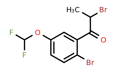 1261824-74-1 | 2,2'-Dibromo-5'-(difluoromethoxy)propiophenone