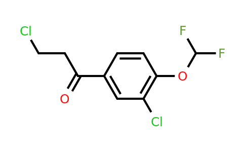 1261825-09-5 | 3,3'-Dichloro-4'-(difluoromethoxy)propiophenone