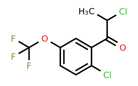1261825-28-8 | 2,2'-Dichloro-5'-(trifluoromethoxy)propiophenone