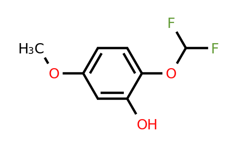 1261825-52-8 | 4-(Difluoromethoxy)-3-hydroxyanisole