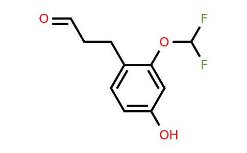 1261825-53-9 | 3-(2'-(Difluoromethoxy)-4'-hydroxyphenyl)propionaldehyde