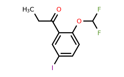 1261825-61-9 | 2'-(Difluoromethoxy)-5'-iodopropiophenone