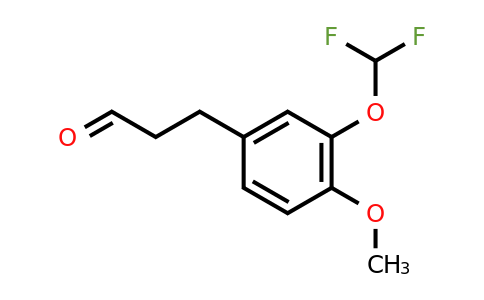1261825-64-2 | 3-(3'-(Difluoromethoxy)-4'-methoxyphenyl)propionaldehyde