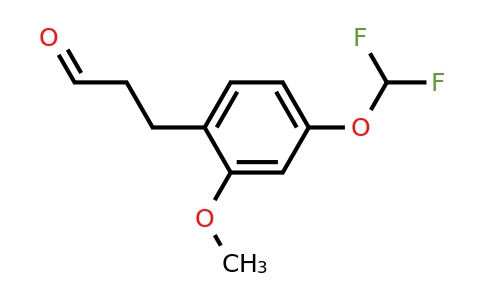 1261825-65-3 | 3-(4'-(Difluoromethoxy)-2'-methoxyphenyl)propionaldehyde