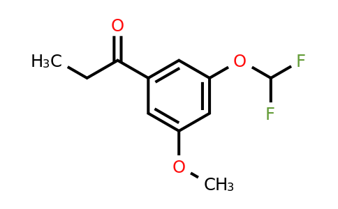 1261825-67-5 | 3'-(Difluoromethoxy)-5'-methoxypropiophenone